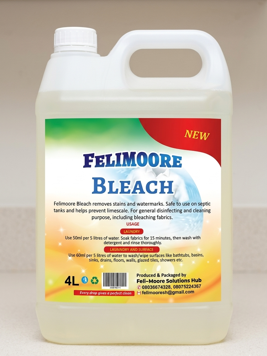 4 Litres bleach
