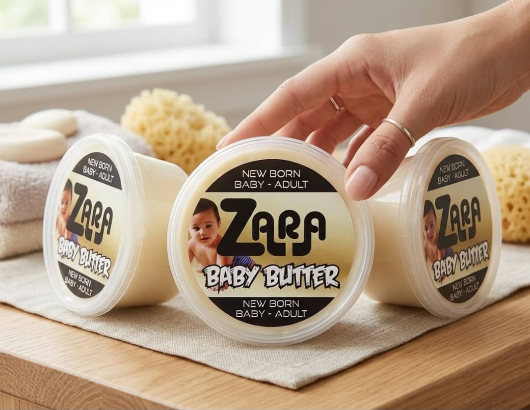 Zara baby butter, soap and cream