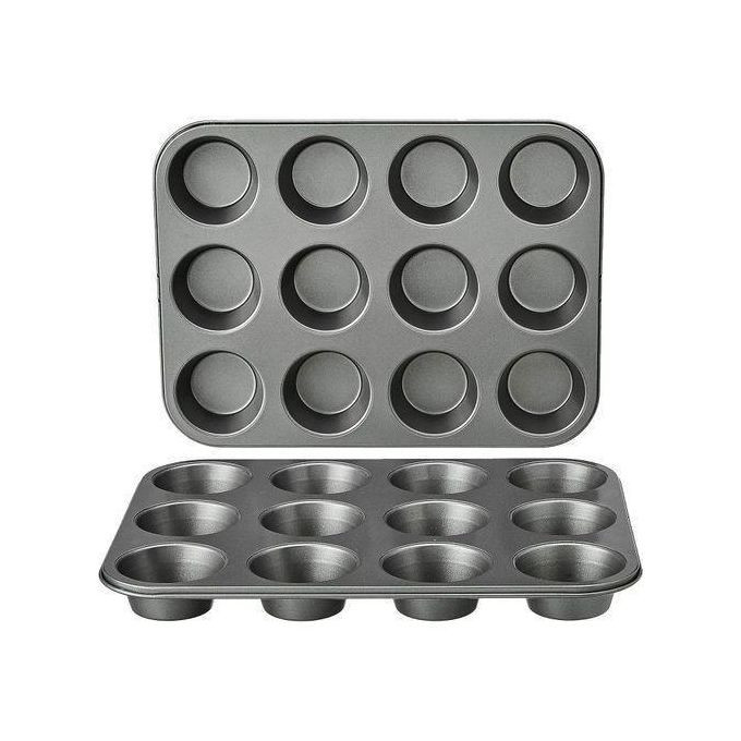 2pcs muffin pan by 12
